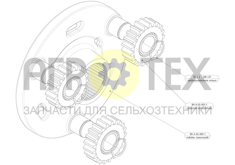 Чертеж Поводок комплект (181-9-02-009-1)